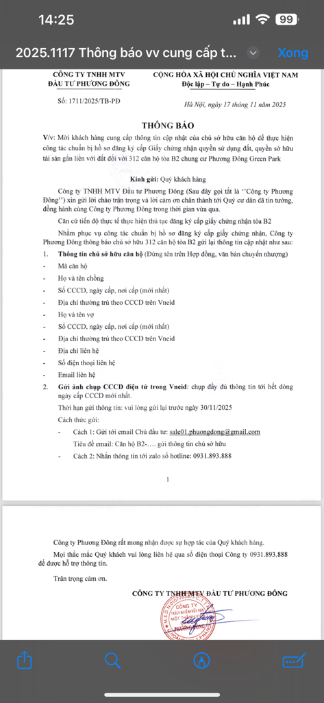 Bán nhà Trần Thủ Độ - diện tích 99.6m2 1 tầng - Chung cư Green Park - giá 7,9 tỷ