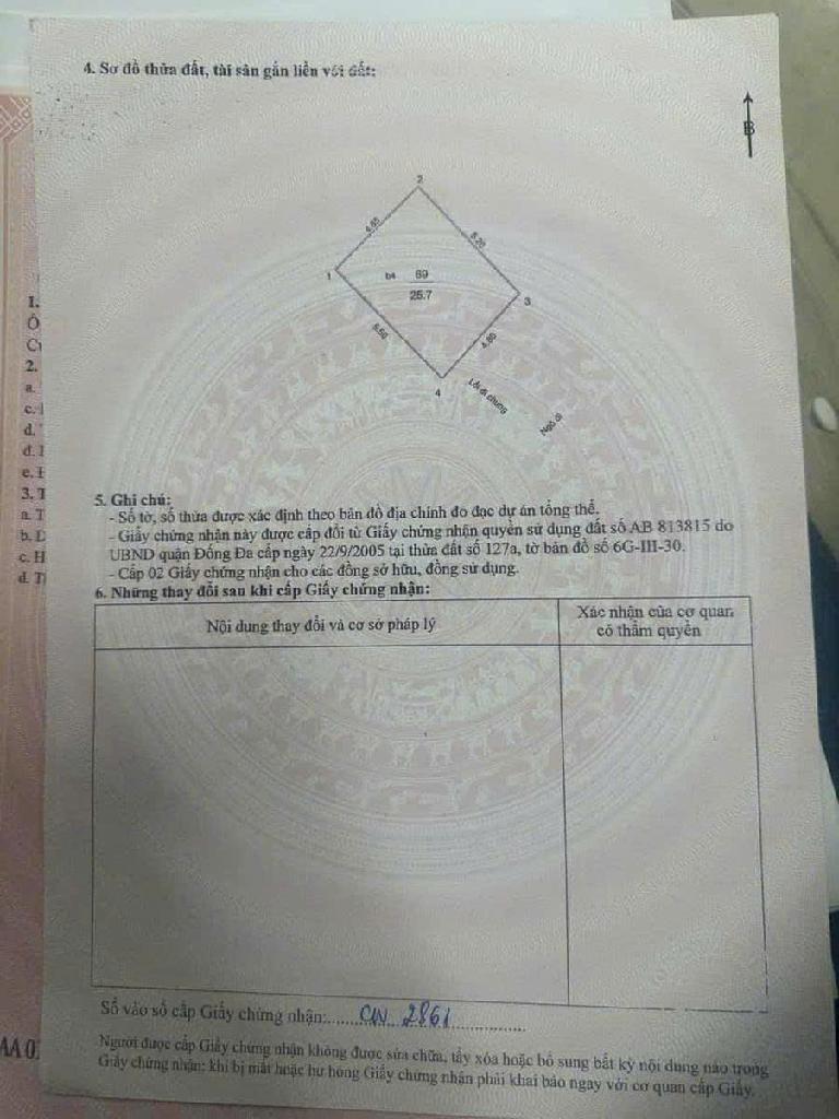 Bán nhà Tây Sơn - diện tích 25,7m2 5 tầng - nhà gần phố - giá 7,9 tỷ
