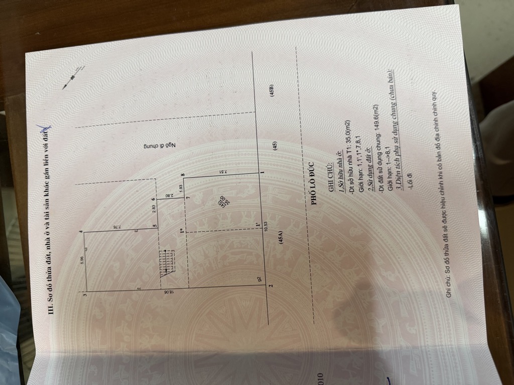 Bán nhà Lò Đúc - diện tích 35m2 1 tầng - lô góc - giá 24,5 tỷ