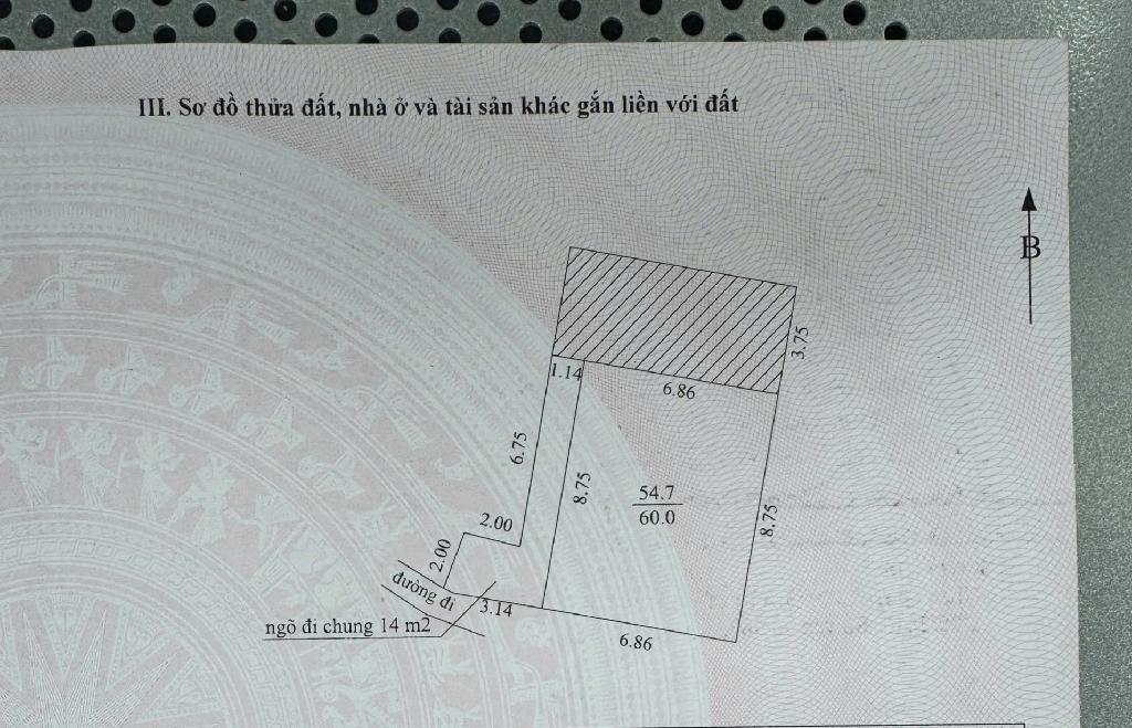 Bán nhà Định Công Thượng - diện tích 60m2 7 tầng - ô tô đỗ cửa - giá 16,8 tỷ