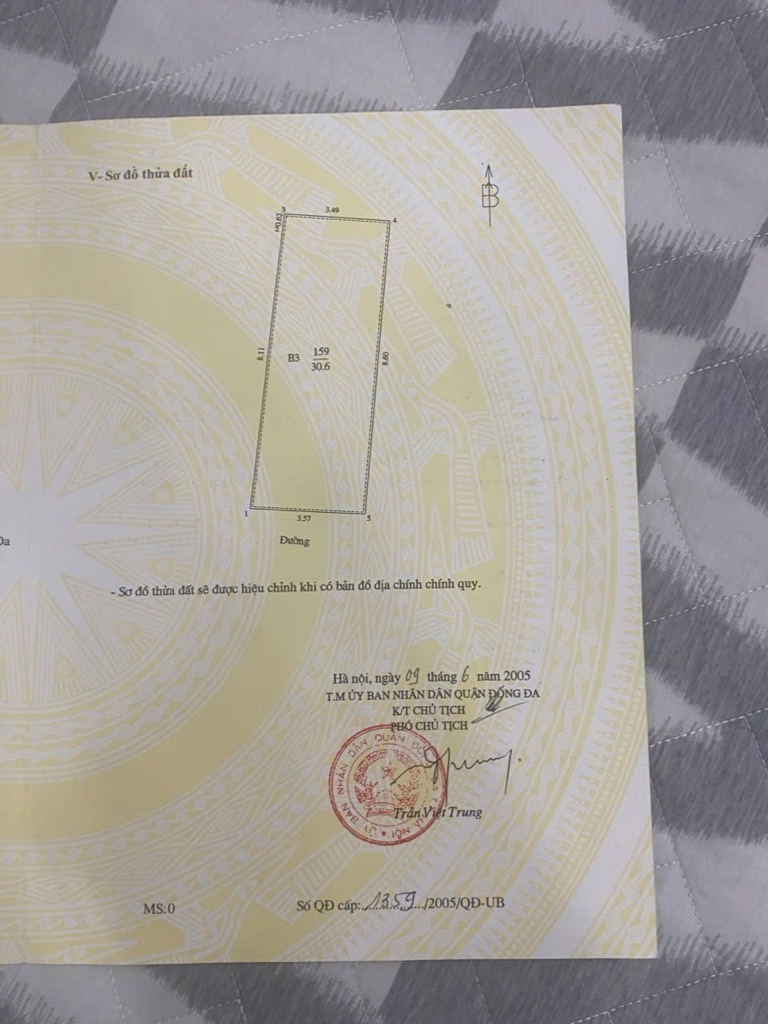 Bán nhà Hào Nam - diện tích 31m2 3 tầng - Cực hiếm - giá 8 tỷ