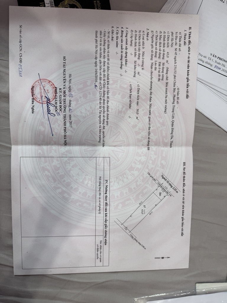 Bán nhà Chùa Bộc - diện tích 43m2 5 tầng - Ngõ nông gần phố - giá 16 tỷ