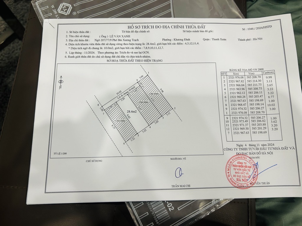 Bán nhà Bùi Xương Trạch - diện tích 28.4m2 2 tầng - Lô góc - giá 2,5 tỷ