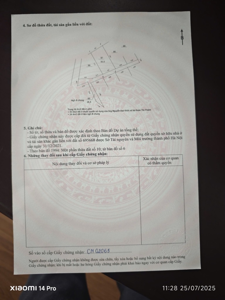Bán nhà Nguyễn Khoái - diện tích 30m2 5 tầng - gần phố - giá 5,2 tỷ