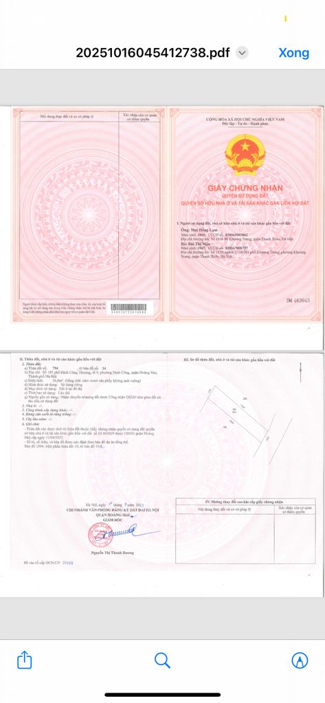 Bán nhà Định Công Thượng - diện tích 56m2 1 tầng - 1 mặt phố - giá 16,2 tỷ