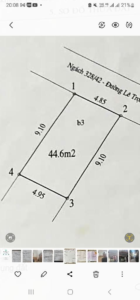 Bán nhà Trịnh Đình Cửu - diện tích 45m2 3 tầng - ô tô vào nhà - giá 9,9 tỷ