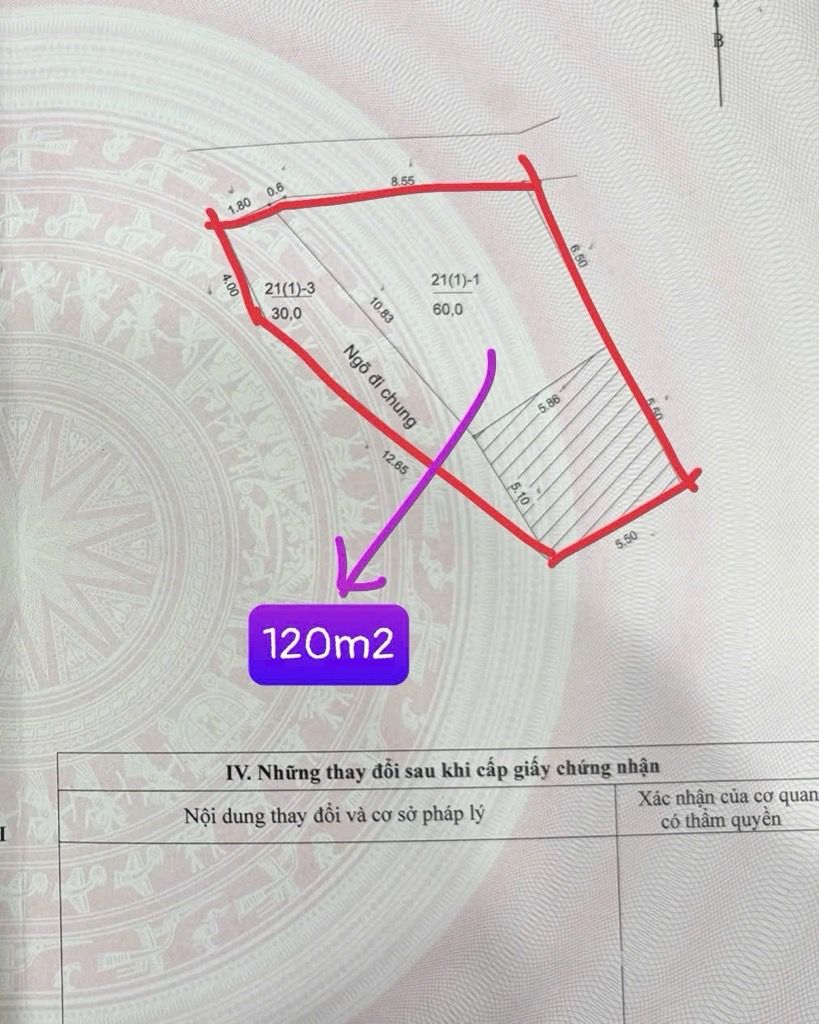 Bán nhà Nam Dư - diện tích 120m2 3 tầng - ô tô đỗ cửa - giá 24,5 tỷ
