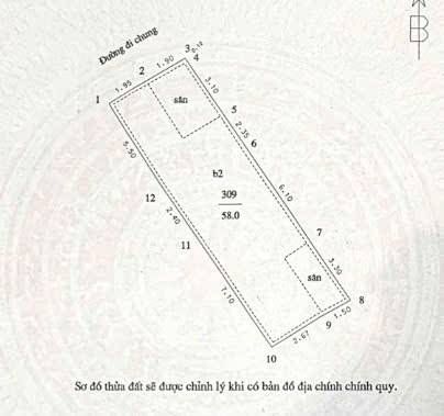 Bán nhà Nguyễn Cao - diện tích 58m2 4 tầng - Ngõ ô tô - giá 19,5 tỷ