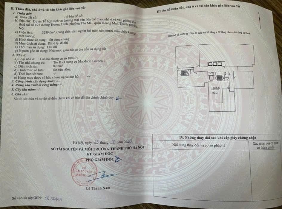 Bán nhà Tân Mai - diện tích 82m2 18 tầng - Nhà đẹp ở ngay - giá 9,9 tỷ