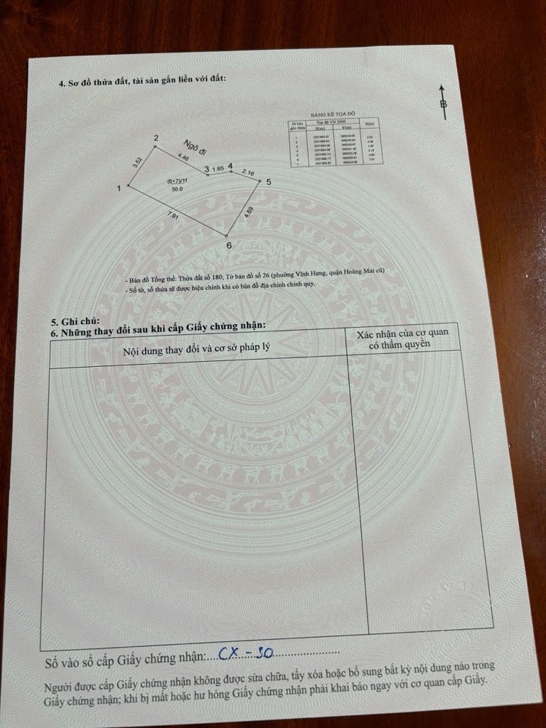 Bán nhà Tân Khai - diện tích 30m2 2 tầng - Ngõ xe ba gác - giá 6,9 tỷ