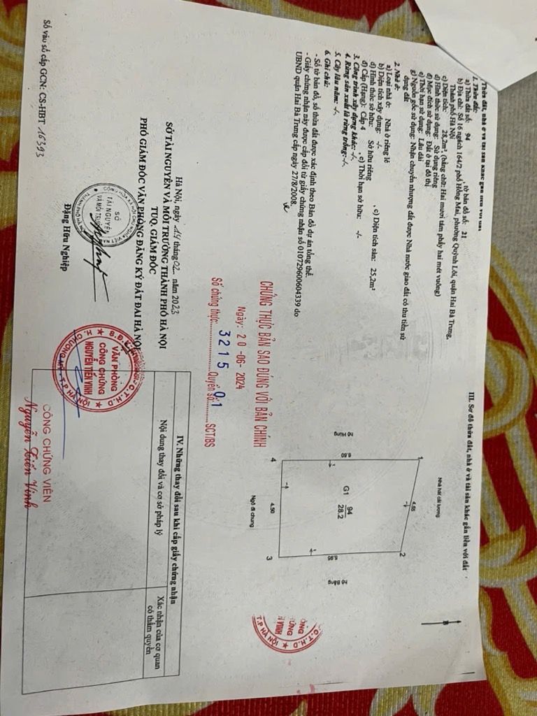 Bán nhà Hồng Mai - diện tích 28.2m2 5 tầng - Đầu tư cho thuê giữ tiền - giá 8,7 tỷ