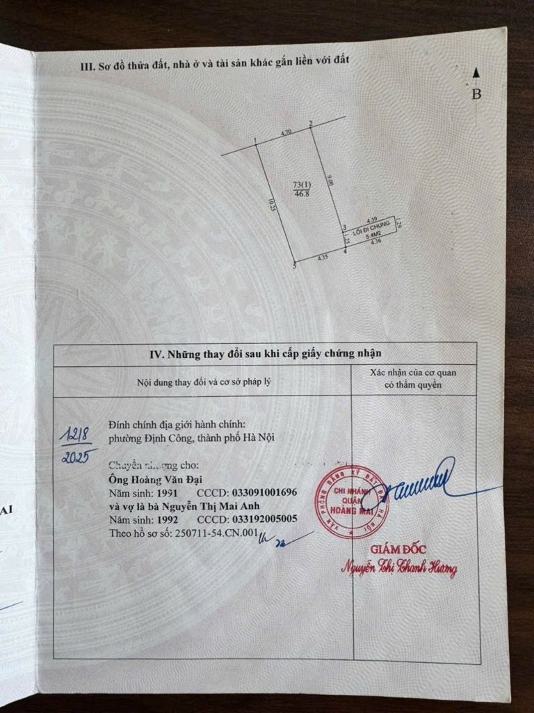 Bán nhà Đại Từ - diện tích 46.8m2 6 tầng - 11 phòng khép kín full đồ - giá 11,8 tỷ