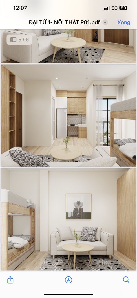 Bán nhà Đại Từ - diện tích 46.8m2 6 tầng - 11 phòng khép kín full đồ - giá 11,8 tỷ