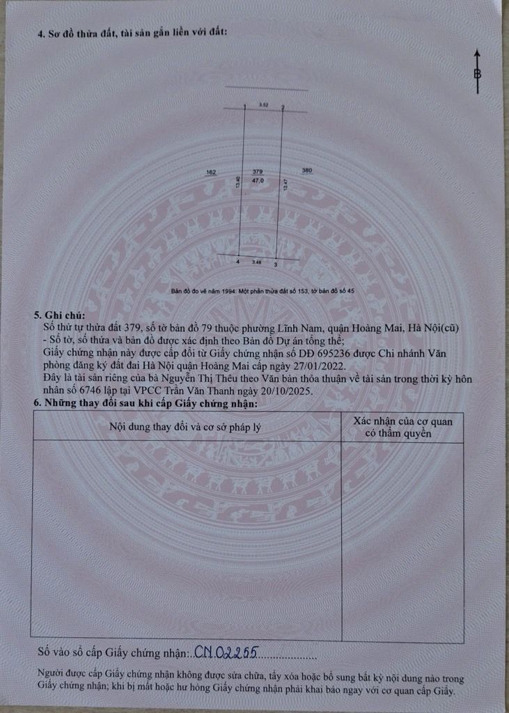 Bán nhà Thuý Lĩnh - diện tích 47m2 5 tầng - GẦN Ô TÔ - giá 9,5 tỷ