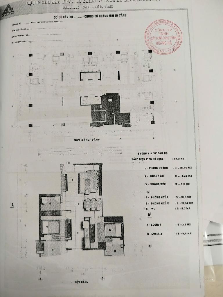 Bán nhà Thanh Đàm - diện tích 85m2 23 tầng - Căn hộ chung cư siêu đẹp - giá 4,8 tỷ