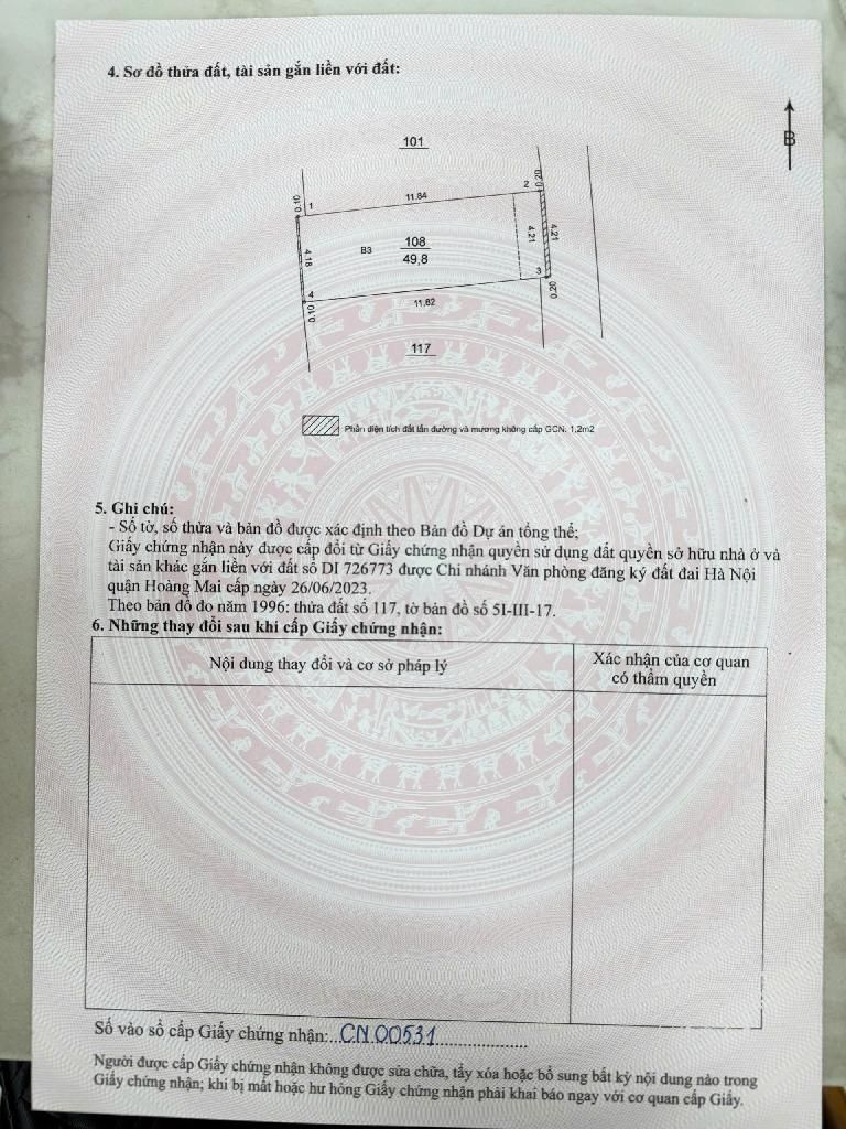 Bán nhà Hoàng Mai - diện tích 50m2 6 tầng - Ô TÔ - giá 19,5 tỷ