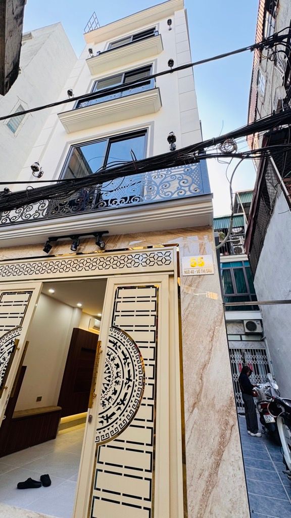 Bán nhà Võ Thị Sáu - diện tích 54m2 5 tầng - Lô góc, thang máy - giá 15,8 tỷ