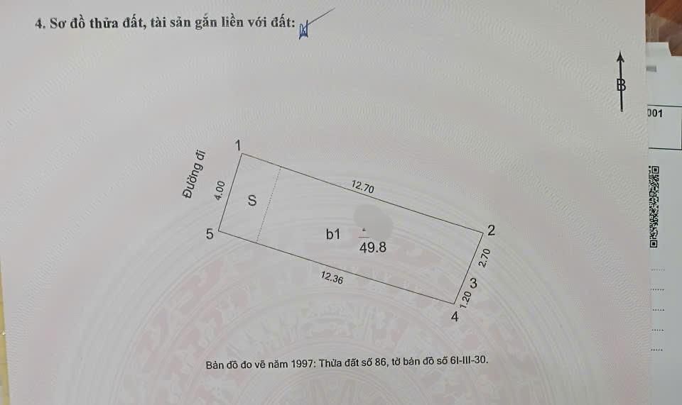 Bán nhà Kim Ngưu - diện tích 49.8m2 7 tầng - 12 phòng khép kín - giá 15,6 tỷ