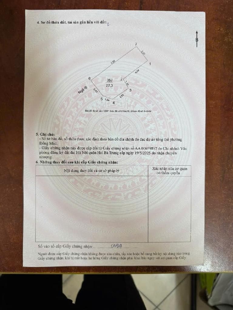 Bán nhà Lò Đúc - diện tích 23m2 4 tầng - Nhà phố cổ, kinh doanh tốt - giá 5,3 tỷ