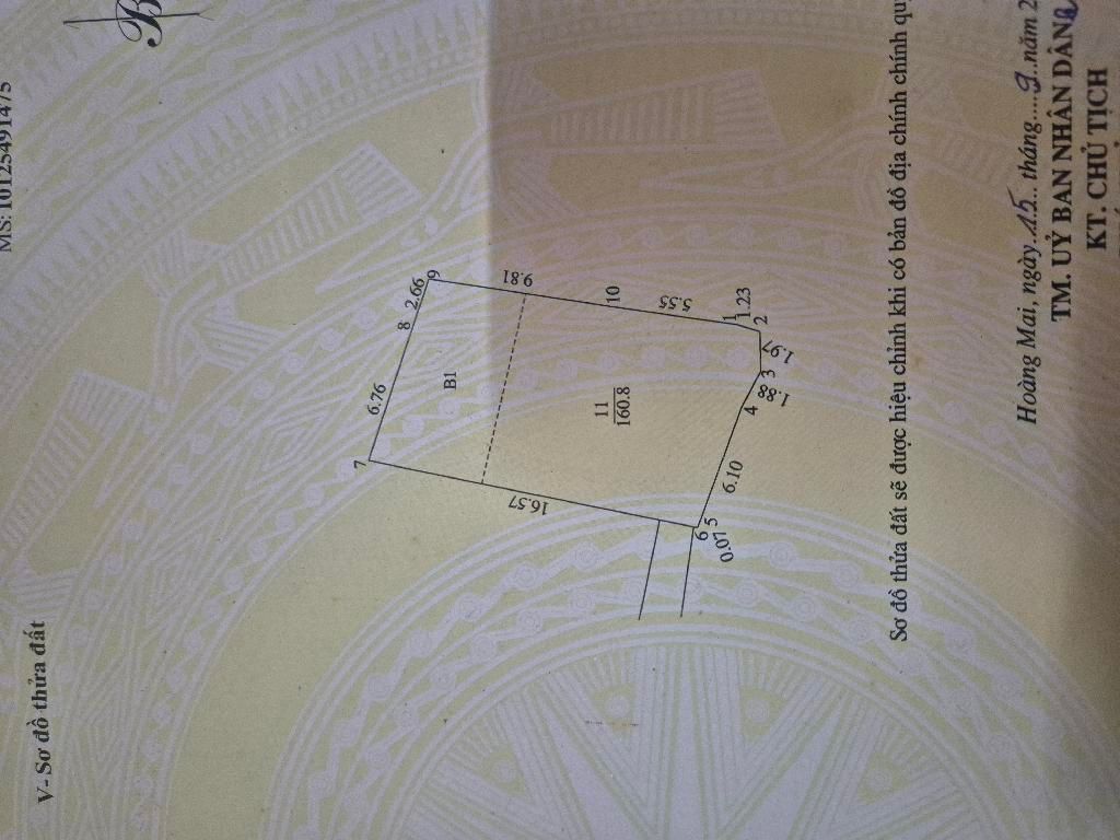 Bán nhà Hoàng Mai - diện tích 161m2 2 tầng - Ô tô tránh - giá 19,75 tỷ
