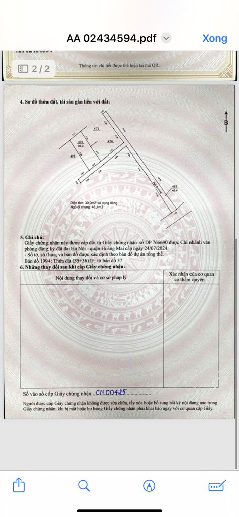 Bán nhà Thuý Lĩnh - diện tích 30m2 6 tầng - Ô tô đỗ cổng - giá 7,6 tỷ