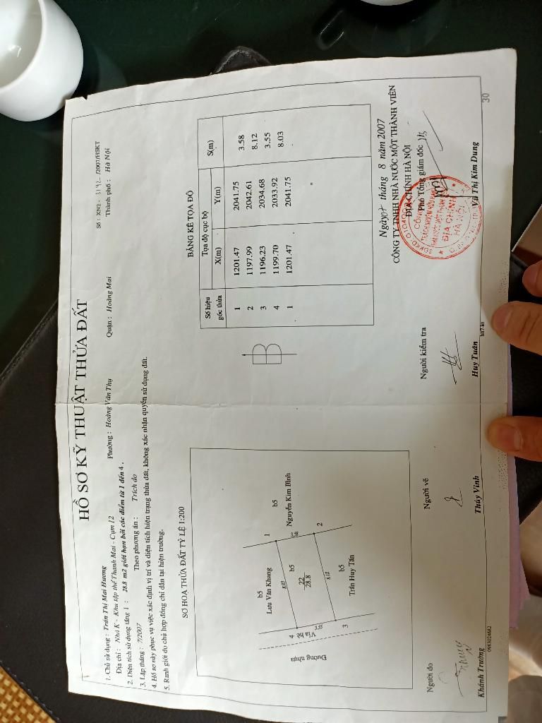 Bán nhà Tam Trinh - diện tích 28.8m2 2 tầng - Nhà mặt ngõ kinh doanh - giá 1,8 tỷ