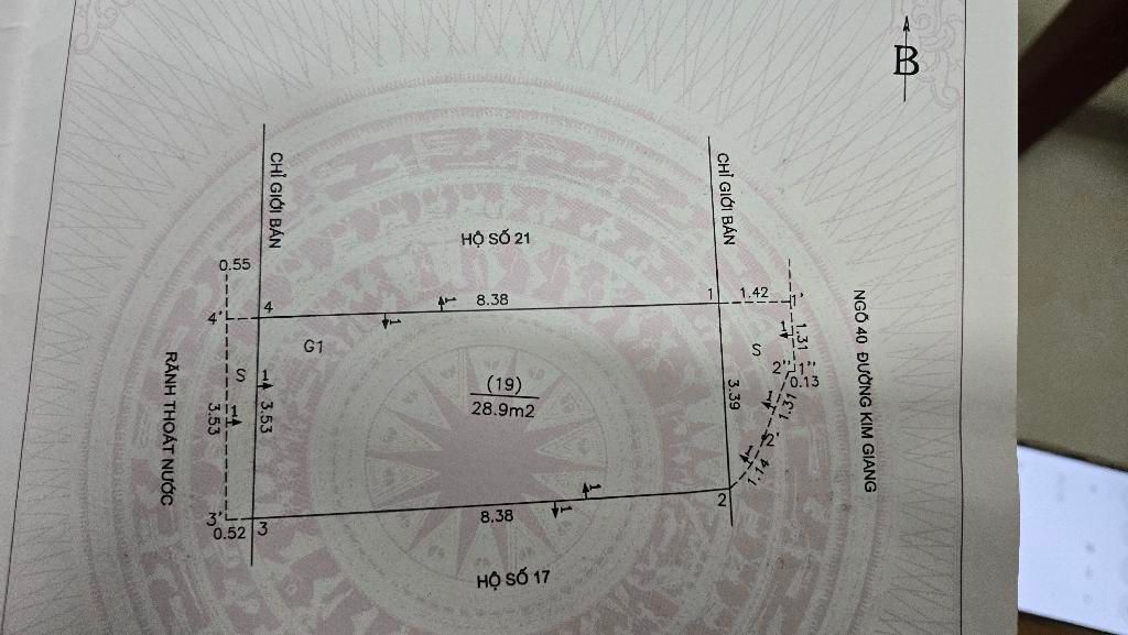 Bán nhà Kim Giang - diện tích 34.1m2 4 tầng - ô tô tránh - giá 11,5 tỷ
