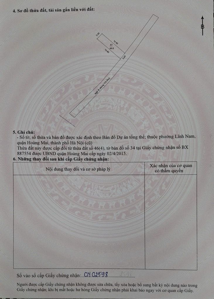 Bán nhà Thuý Lĩnh - diện tích 49,6m2 5 tầng - Ô TÔ QUA NHÀ - giá 10,6 tỷ
