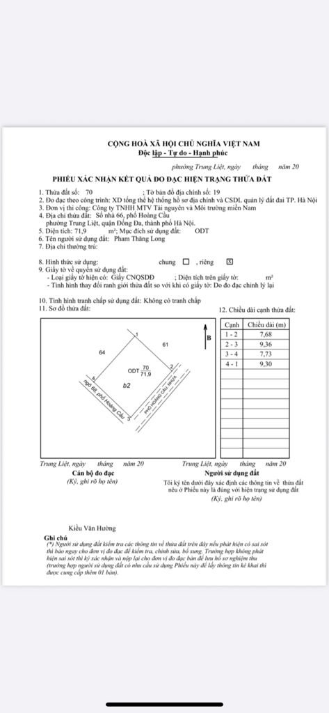 Bán nhà Hoàng Cầu - diện tích 72m2 3 tầng - Mặt phố kinh doanh đỉnh - giá 16 tỷ