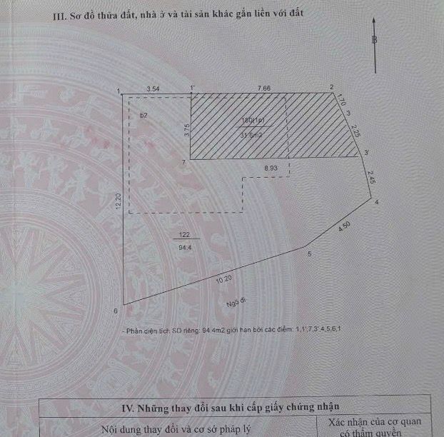 Bán nhà Bùi Xương Trạch - diện tích 94.4m2 4 tầng - Mặt ngõ 3m thông, phù hợp xây CCMN kết hợp kinh doanh nhỏ - giá 23,5 tỷ