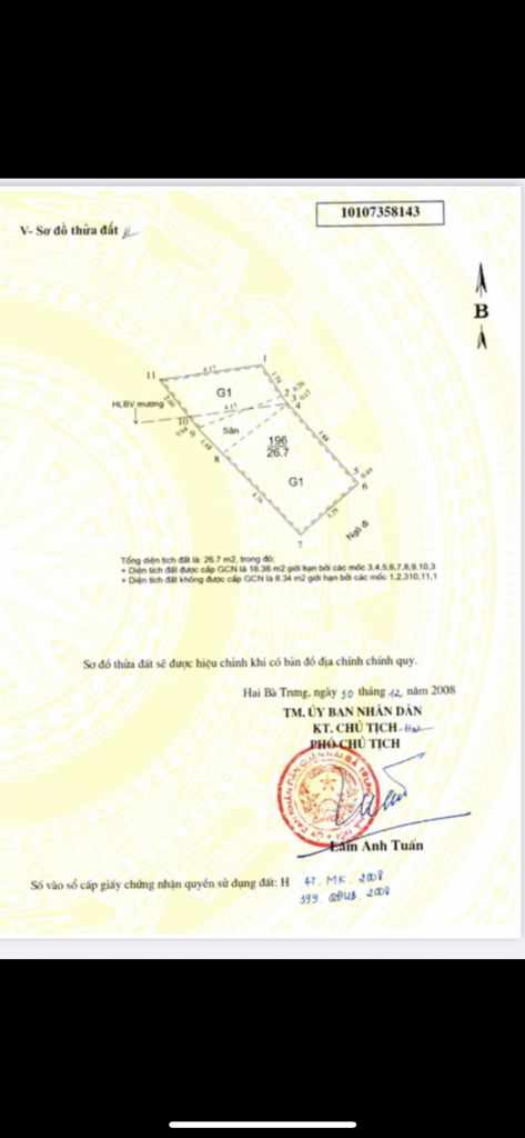 Bán nhà Ngõ Chùa Hưng Ký - diện tích 27m2 1 tầng - ô tô tải tránh - giá 7,1 tỷ