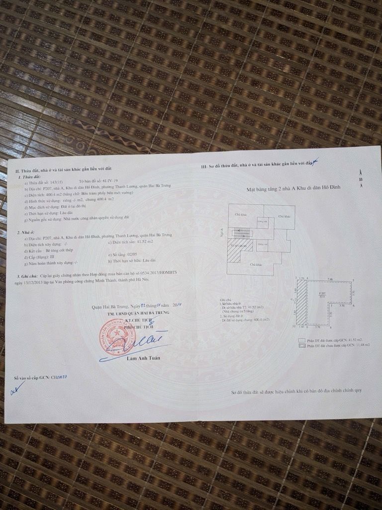 Bán nhà Kim Ngưu - diện tích 58m2 1 tầng - ô tô tránh - giá 5,28 tỷ