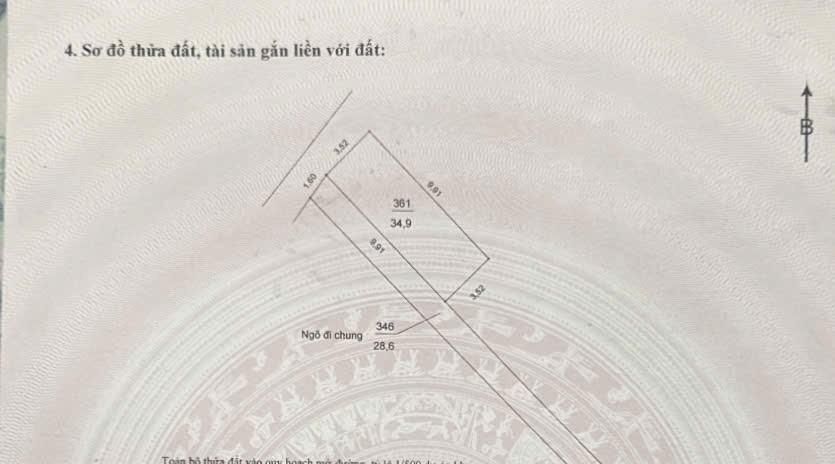 Bán nhà Định Công Hạ - diện tích 35m2 4 tầng - Lô góc, ô tô qua - giá 8,1 tỷ
