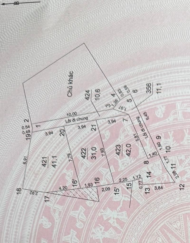 Bán nhà Trần Khát Chân - diện tích 41m2 5 tầng - Thang Máy Gần Phố - giá 13,6 tỷ