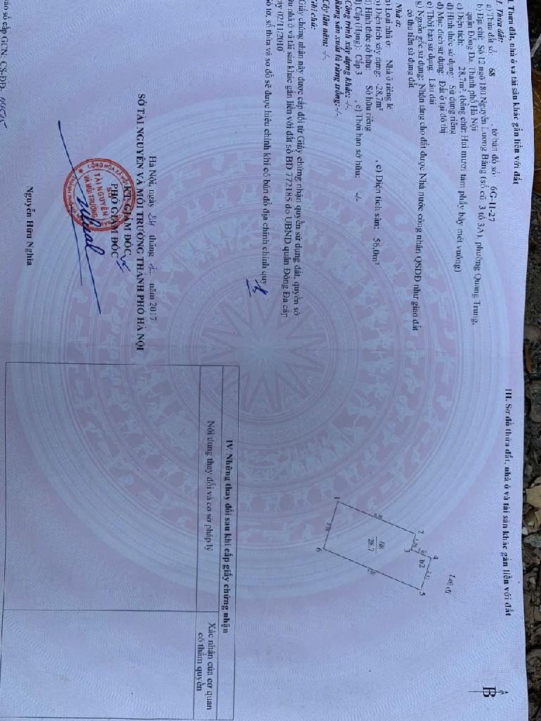 Bán nhà Nguyễn Lương Bằng - diện tích 28.7m2 3 tầng - Ô tô tránh - giá 15,2 tỷ