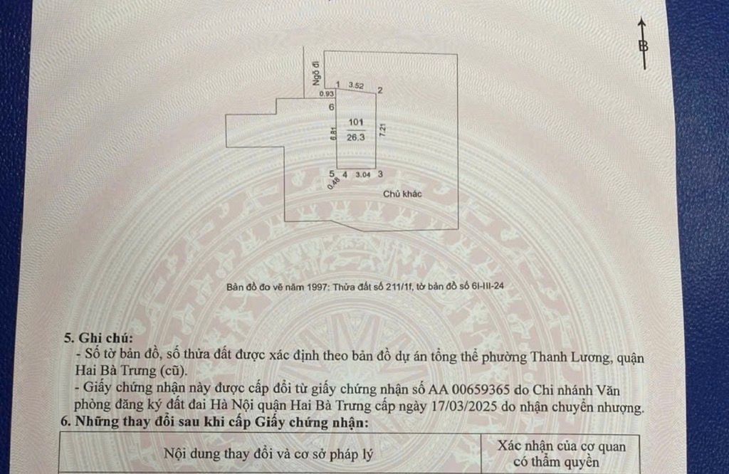Bán nhà Kim Ngưu - diện tích 26,3m2 4 tầng - Ngõ thông - giá 6,15 tỷ