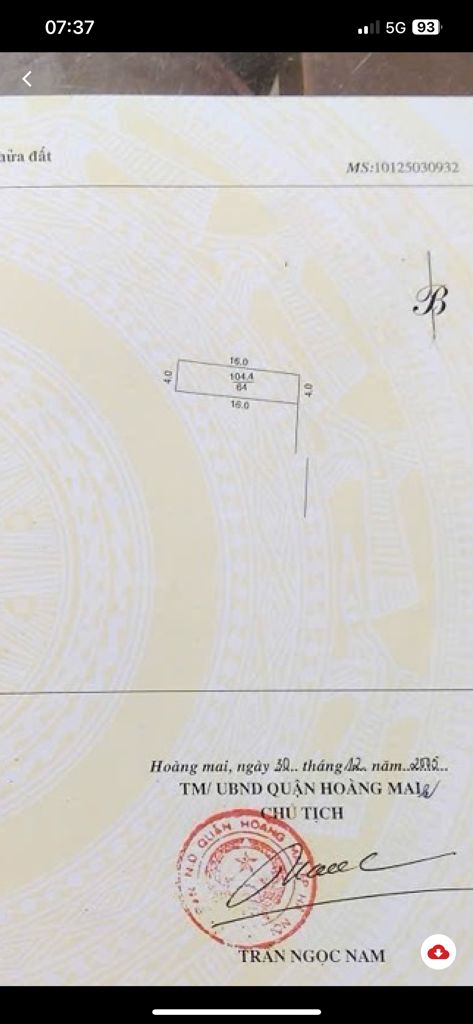 Bán nhà Định Công Hạ - diện tích 64m2 1 tầng - Đất đẹp, mặt ngõ thông - giá 11,15 tỷ