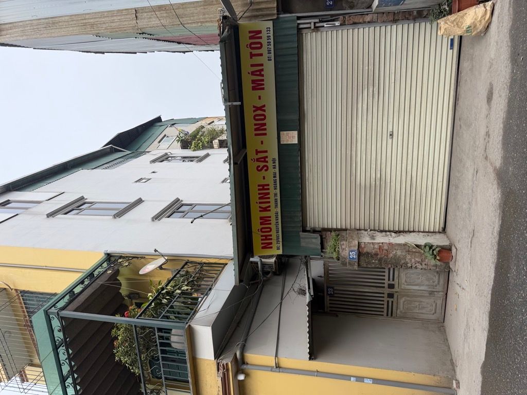 Bán nhà Nguyễn Khoái - diện tích 69m2 1 tầng - Mặt ngõ ô tô tránh nhau - giá 15,7 tỷ