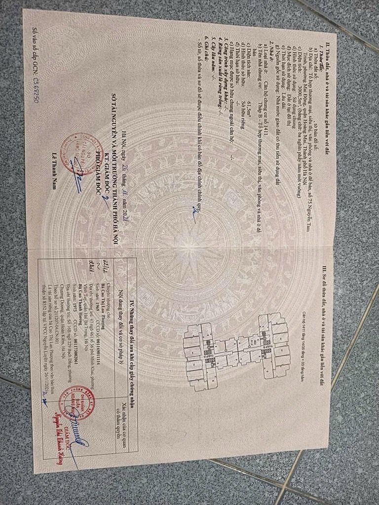 Bán nhà Tam Trinh - diện tích 61.5m2 14 tầng - Căn hộ đẹp tại Helios Tower - giá 6,6 tỷ