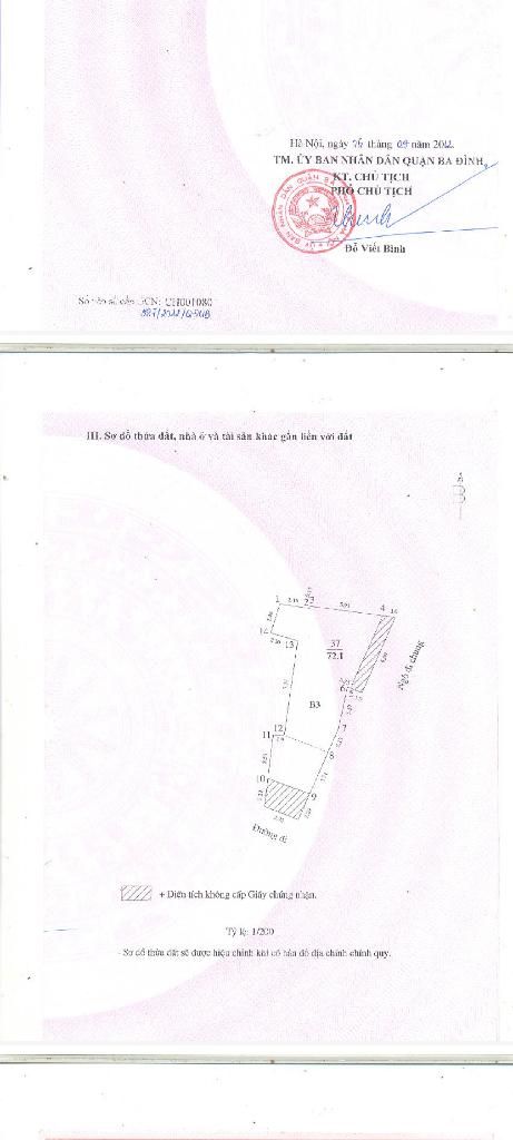 Bán nhà Thành Công - diện tích 92m2 3 tầng - Ngõ 2, gần mặt phố Láng Hạ - giá 22,5 tỷ
