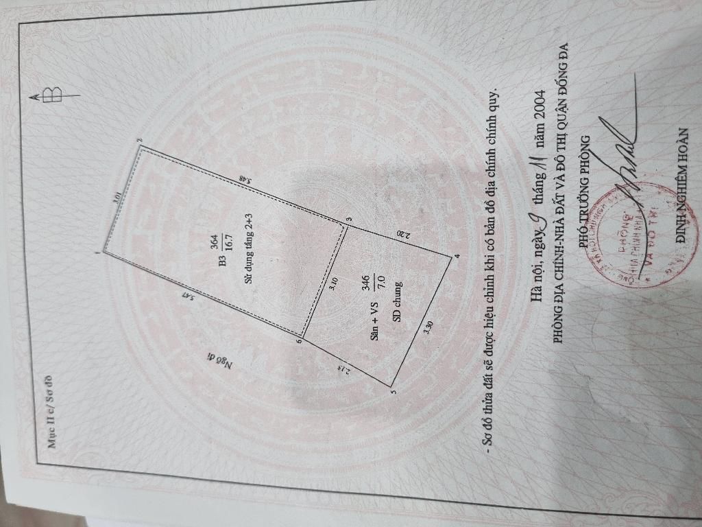 Bán nhà Ngõ Chợ Khâm Thiên - diện tích 23,7m2 2 tầng - nhà có cầu thang lên t2, t3 - giá 4,35 tỷ