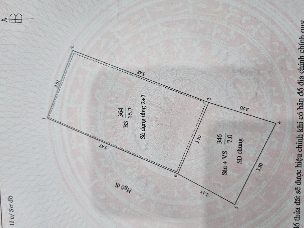 Bán nhà Ngõ Chợ Khâm Thiên - diện tích 23,7m2 2 tầng - nhà có cầu thang lên t2, t3 - giá 4,35 tỷ