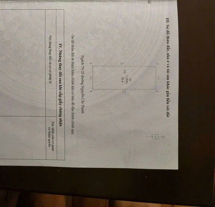 Bán nhà Nguyễn Chí Thanh - diện tích 26,4m2 6 tầng - Lô góc - giá 9,5 tỷ