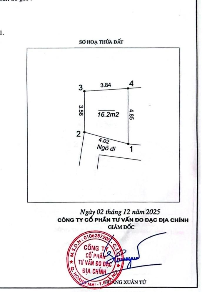 Bán nhà Đê Tô Hoàng - diện tích 16.2m2 4 tầng - Nhà đẹp hiếm có - giá 3,5 tỷ