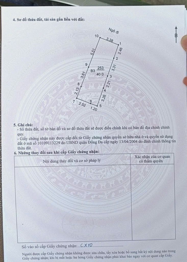Bán nhà Hào Nam - diện tích 40m2 5 tầng - NGÕ THÔNG BA GÁC - NHÀ XÂY MỚI ĐẸP - giá 10,8 tỷ