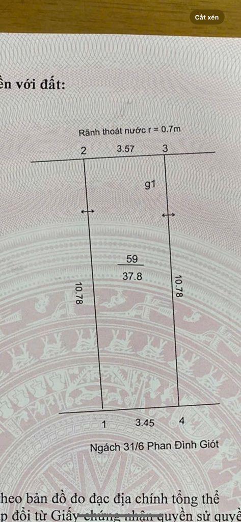 Bán nhà Phan Đình Giót - diện tích 37.8m2 5 tầng - Ô tô tránh - giá 11,7 tỷ