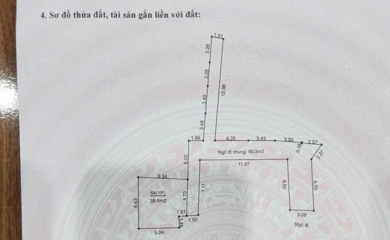 Bán nhà Trương Định - diện tích 39m2 5 tầng - Ô tô đỗ cổng - giá 12,8 tỷ
