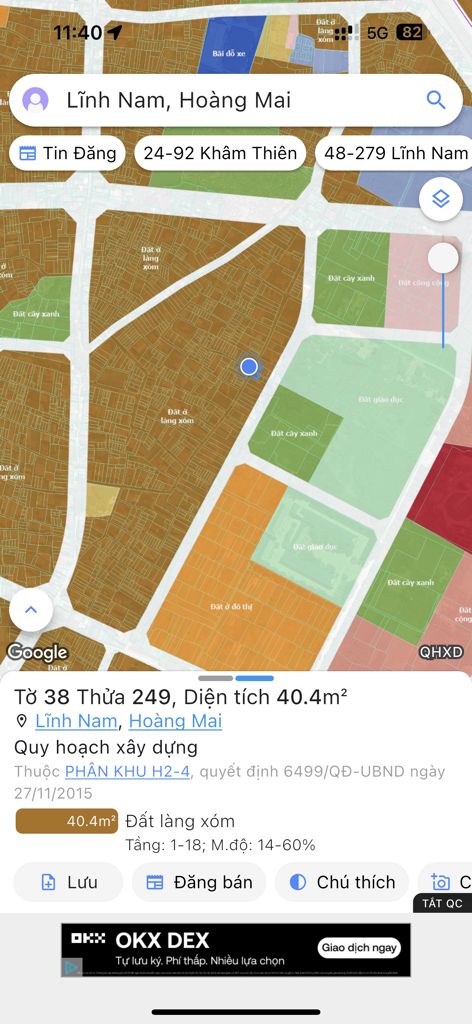 Bán nhà Nam Dư - diện tích 50m2 4 tầng - Lô góc hiếm - giá 6 tỷ