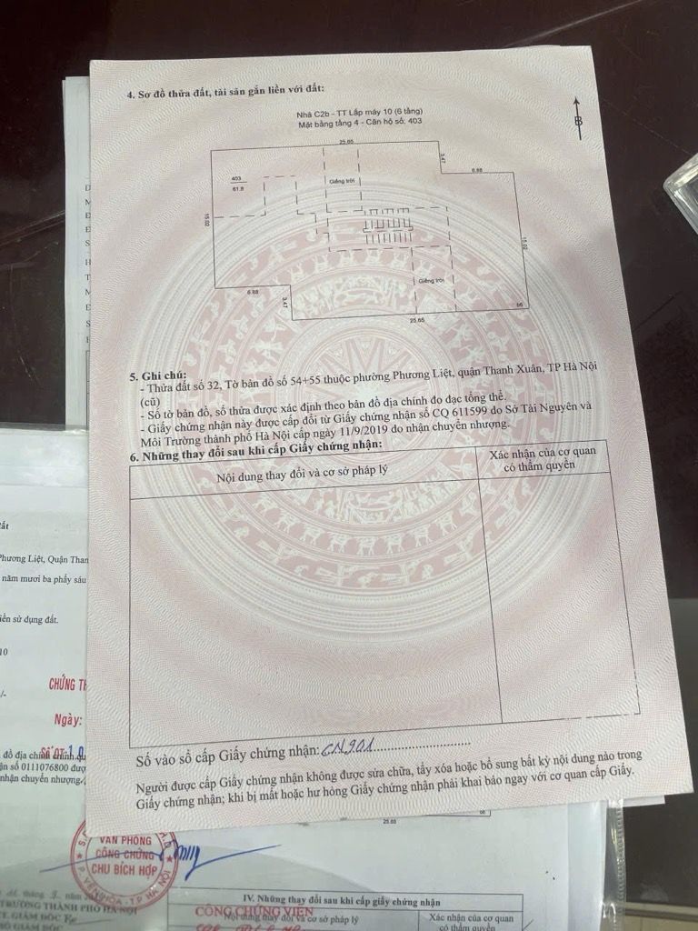 Bán nhà Giải phóng - diện tích 61,8m2 4 tầng - ô tô đỗ chân cầu thang - giá 6,15 tỷ