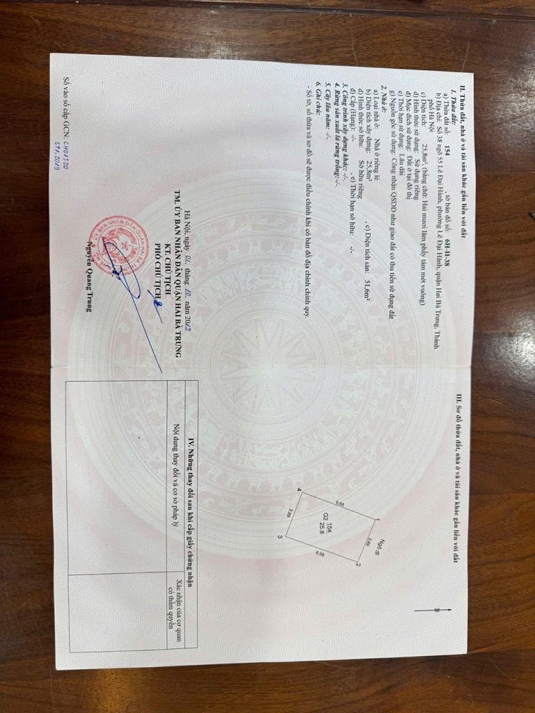 Bán nhà Lê Đại Hành - diện tích 26m2 3 tầng - gần phố - giá 8,5 tỷ